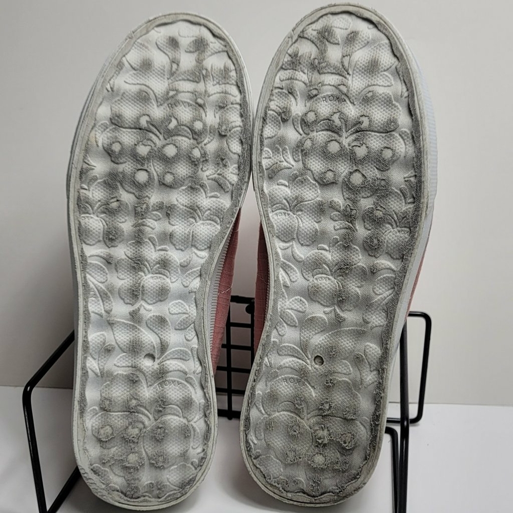 Roxy Woman's Fashion Sneakers Pink Sz 8.5 - Picture 7 of 7